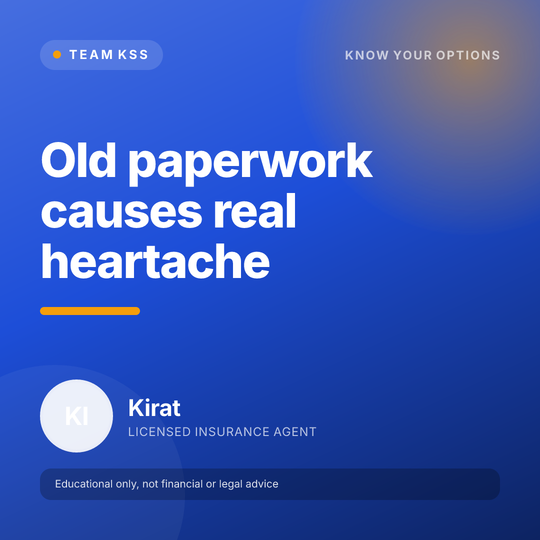 Old paperwork causes real heartache – Kirat