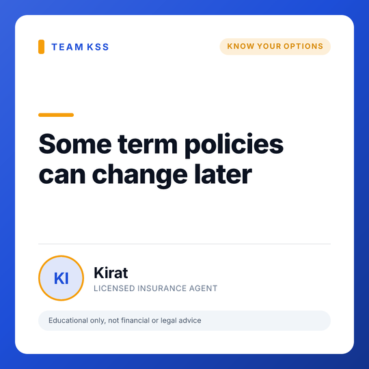 Some term policies can change later – Kirat