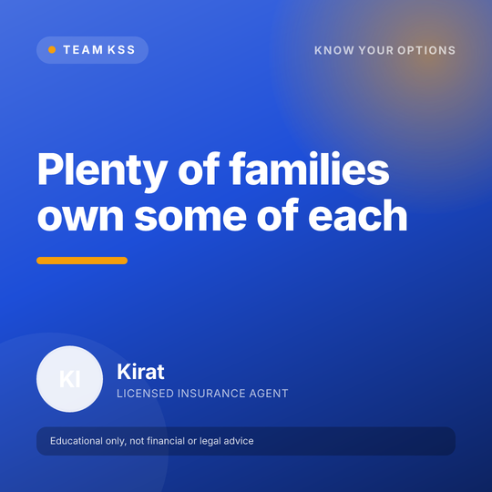 Plenty of families own some of each – Kirat